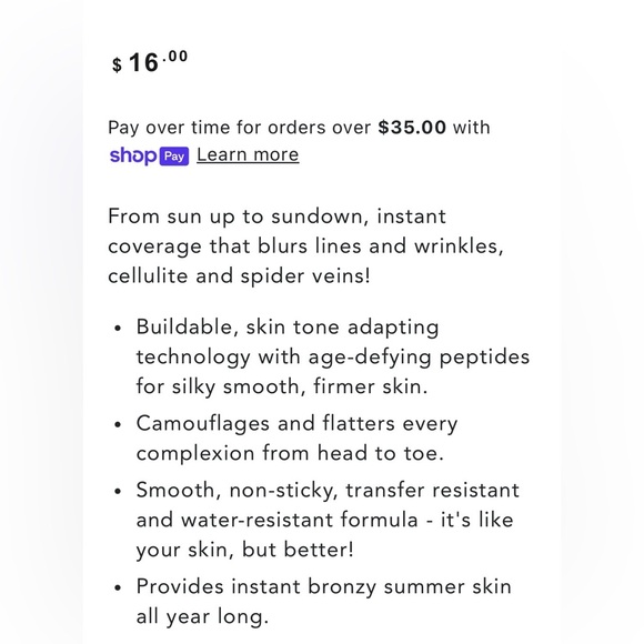 ⭐️NEW⭐️ Nakery Beauty~Bronzing Blur Perfector~Full Size 5.07 oz. - Picture 8 of 10